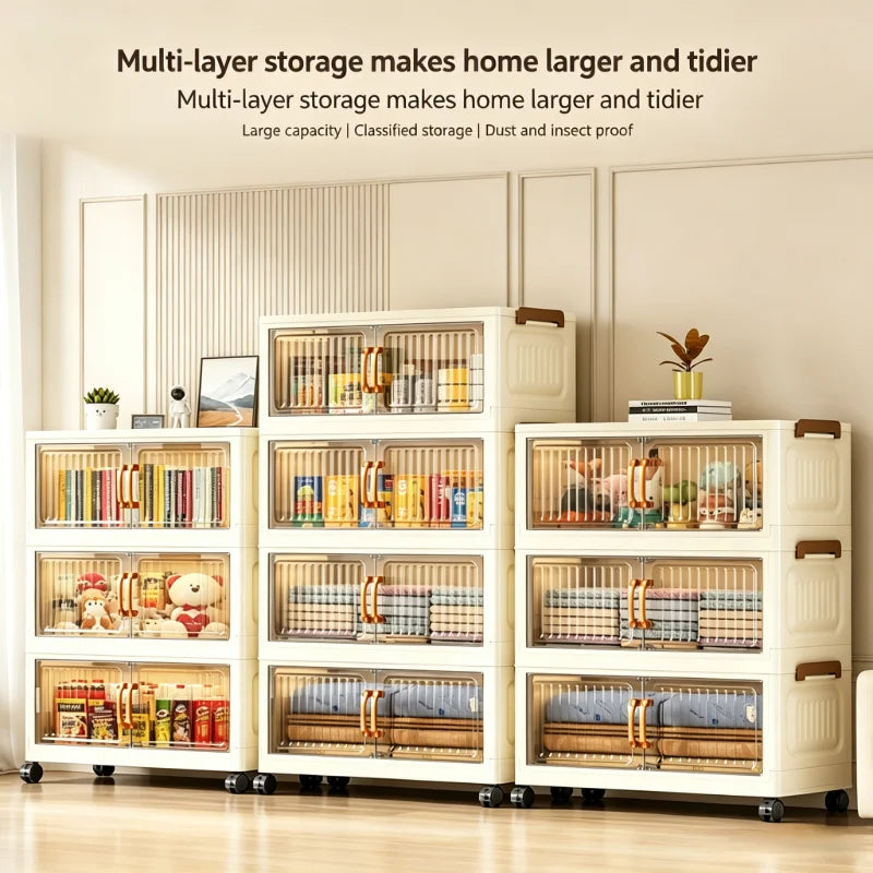 Foldable Rolling Storage Organizer