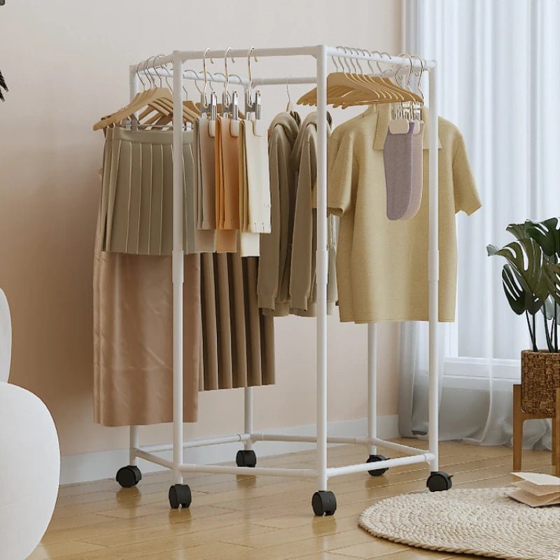 Hexagon Freestanding Clothing Rack