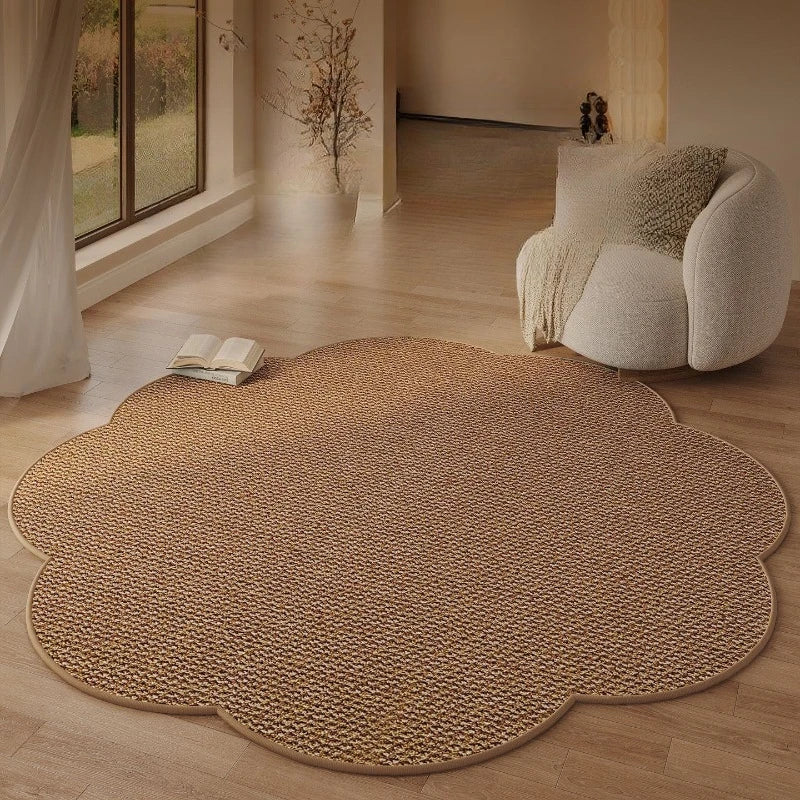 Round Sisal Accent Rug