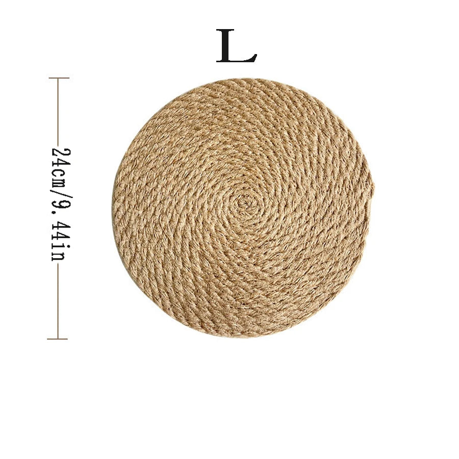 Woven Jute Trivet Mat