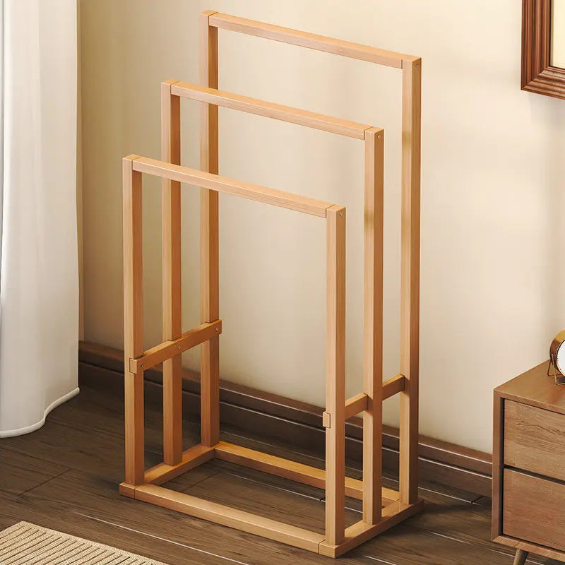 Bamboo Clothes & Towel Drying Rack