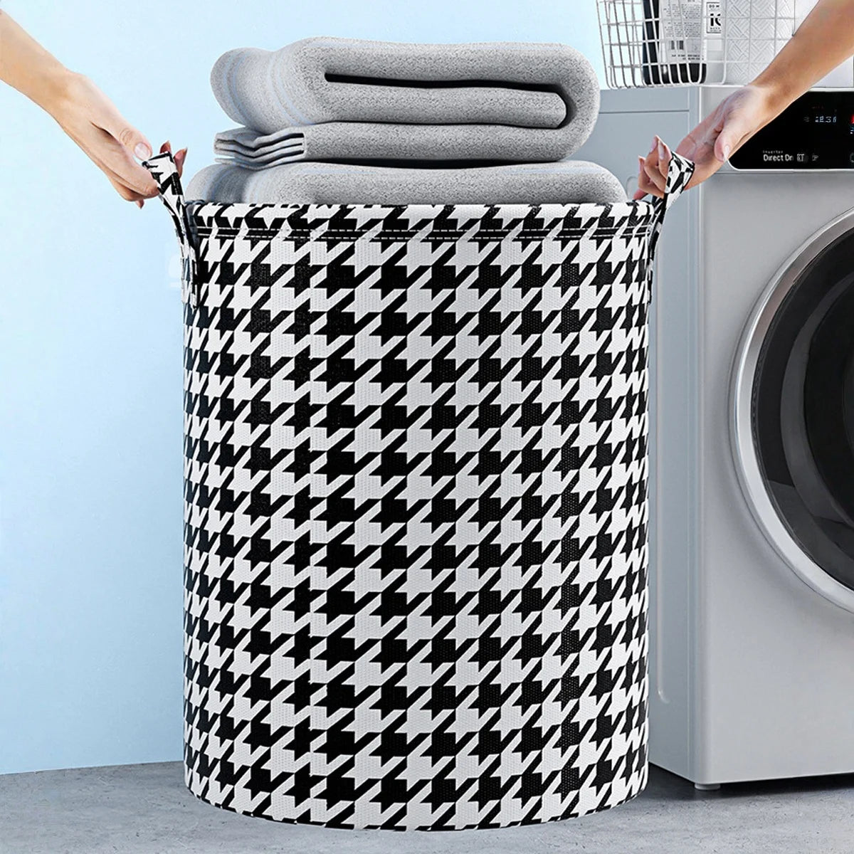 Space-Saving Laundry Basket