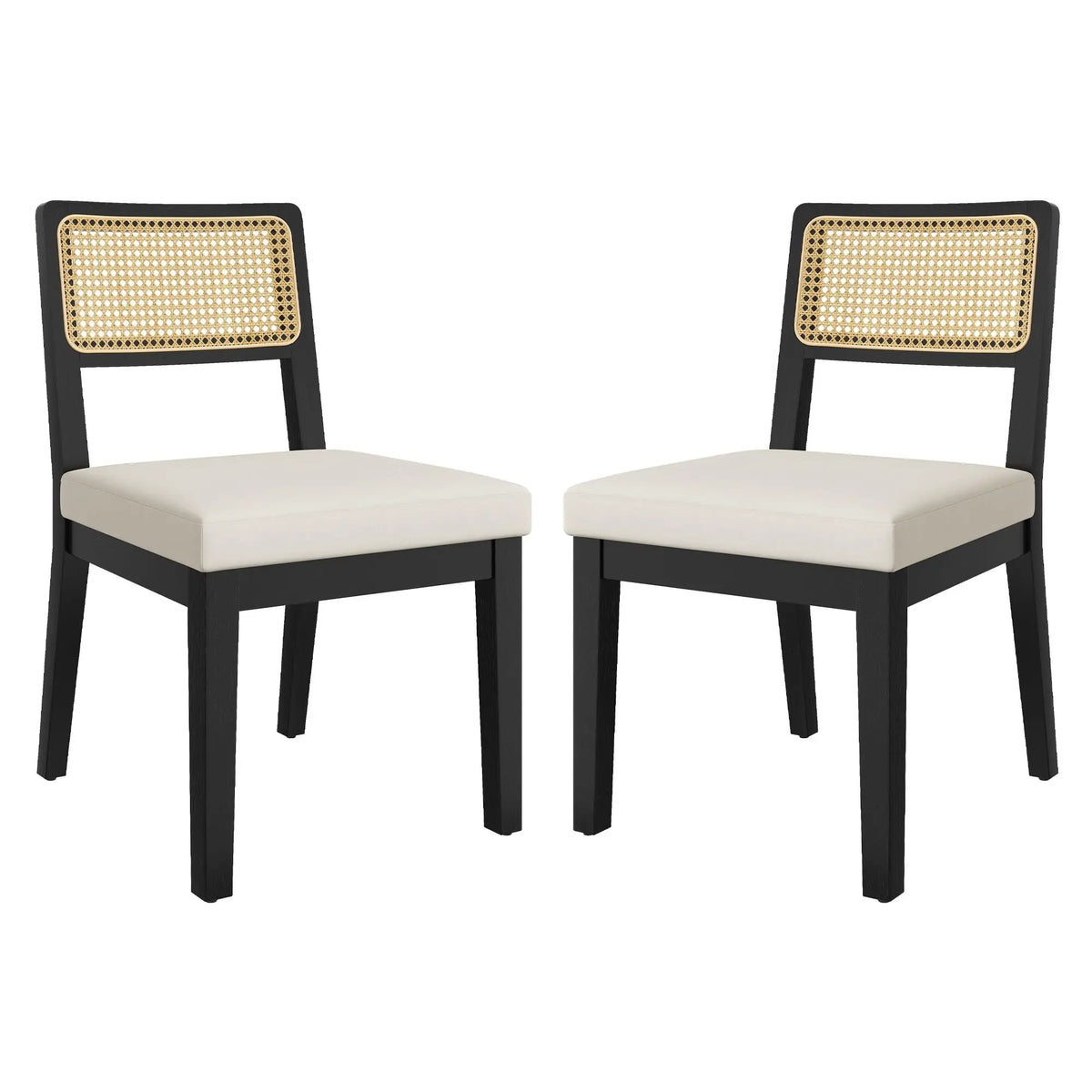 French Country Rattan Chairs
