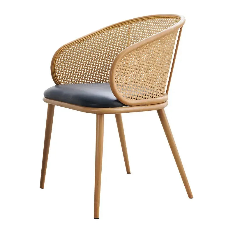 Retro Rattan Armchair