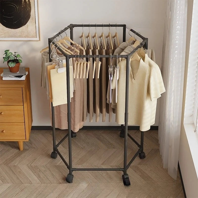 Hexagon Freestanding Clothing Rack