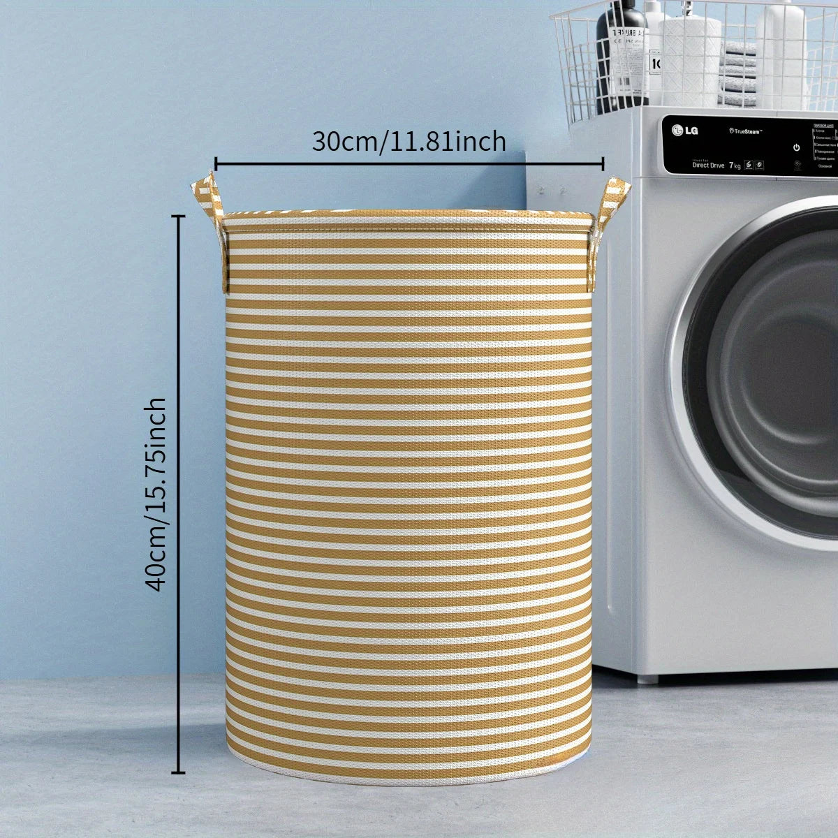 Space-Saving Laundry Basket