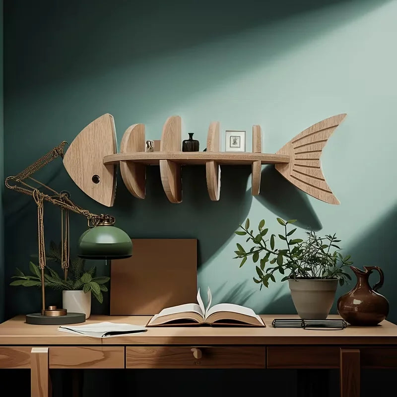 Minimalist Wall-Mounted Storage Shelf