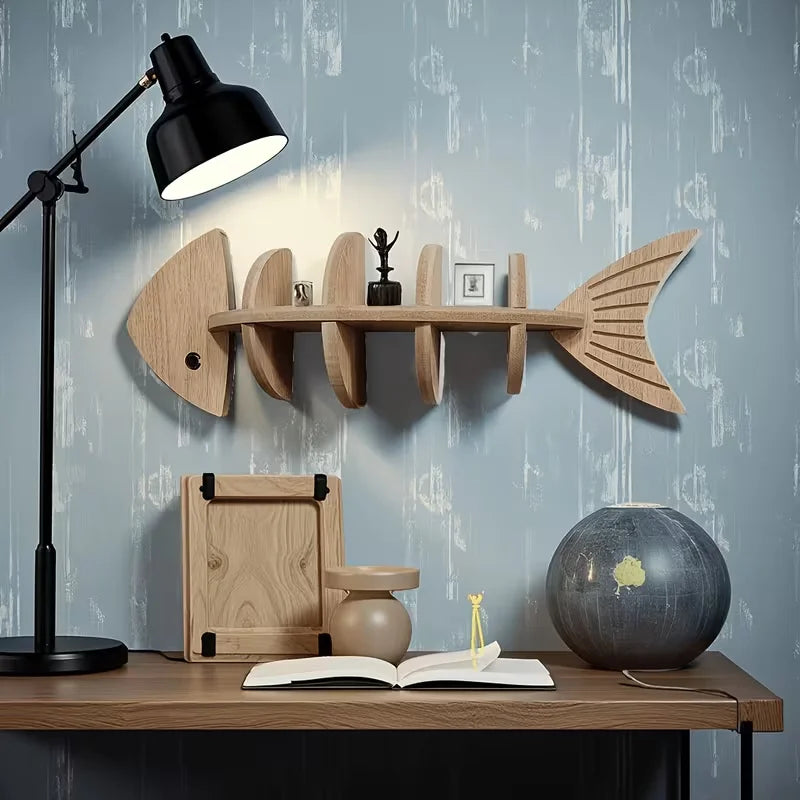 Minimalist Wall-Mounted Storage Shelf