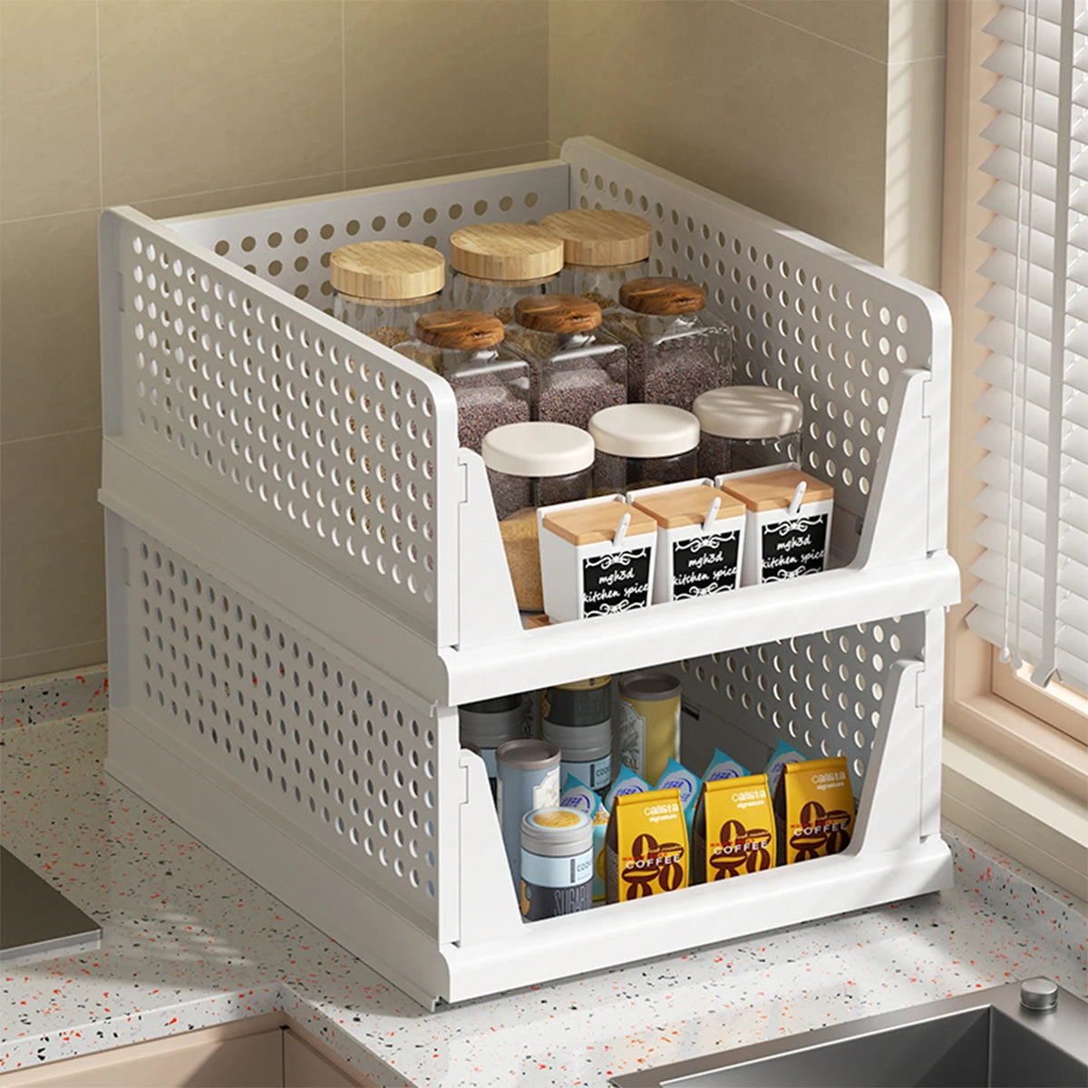 Foldable Wardrobe Storage Basket