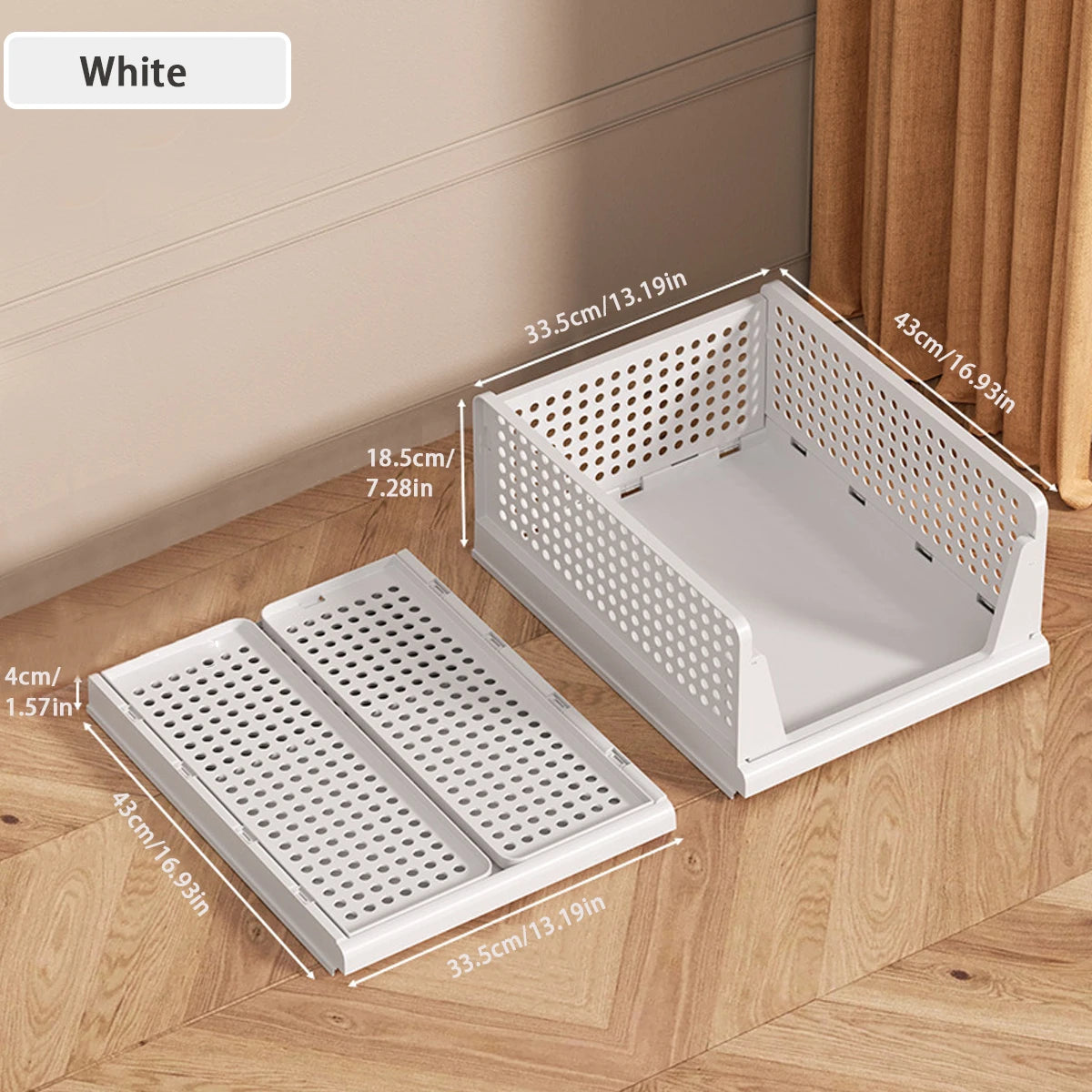 Foldable Wardrobe Storage Basket