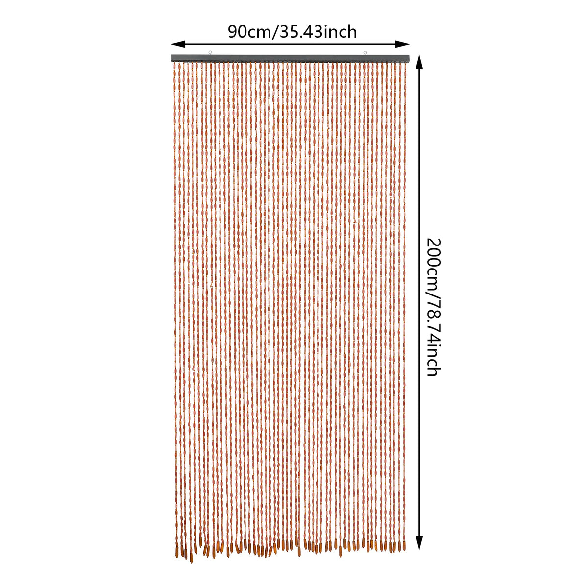 Bamboo Beaded Door Curtain