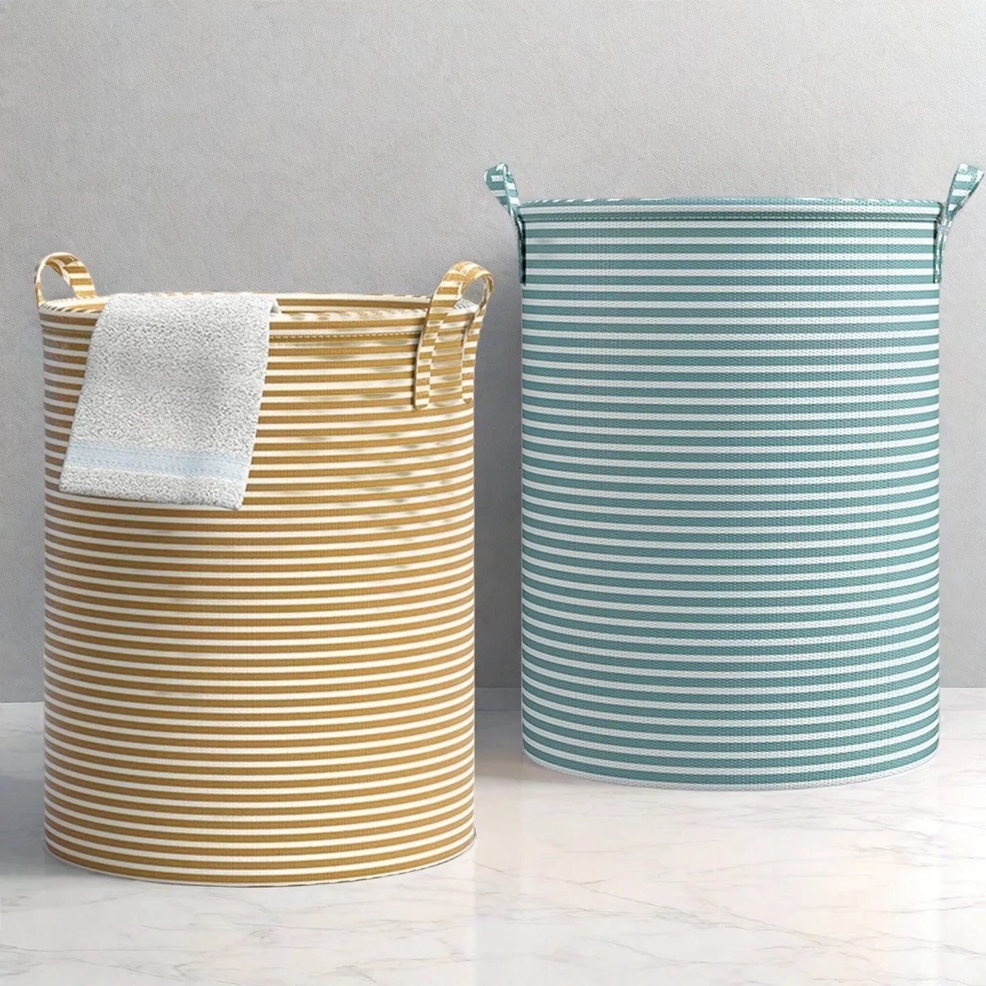 Space-Saving Laundry Basket