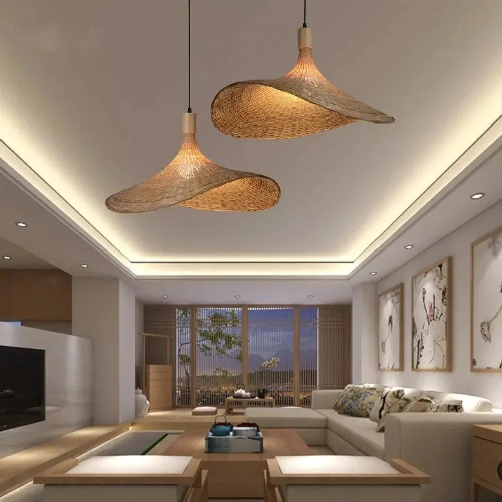 Rattan Pendant Hanging Lamp