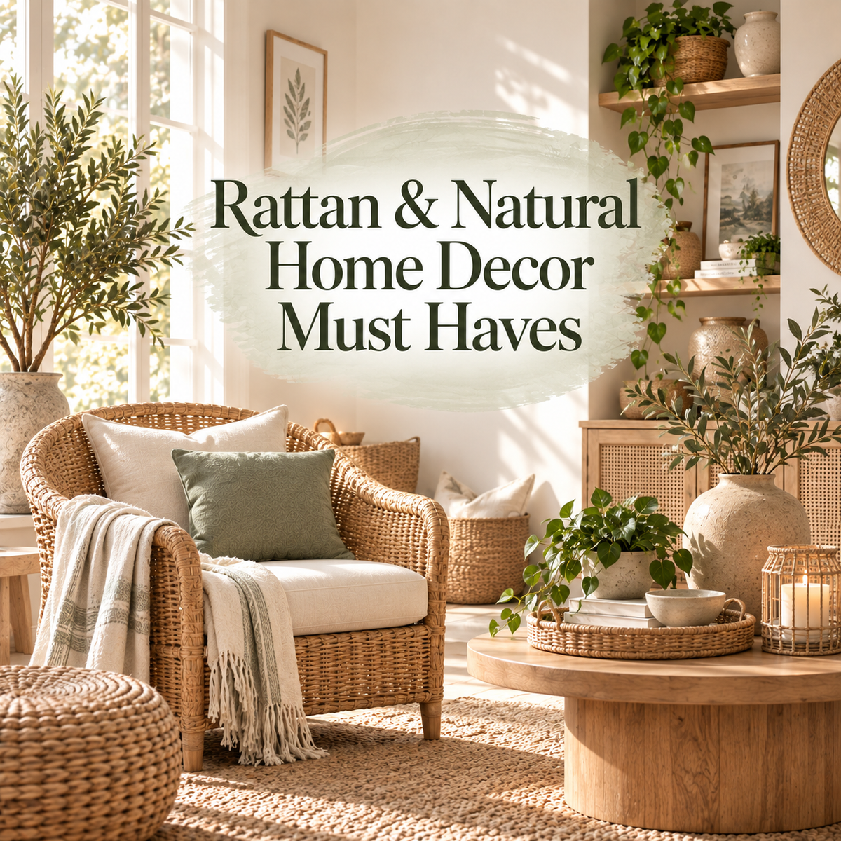 Rattan & Natural Home Decor