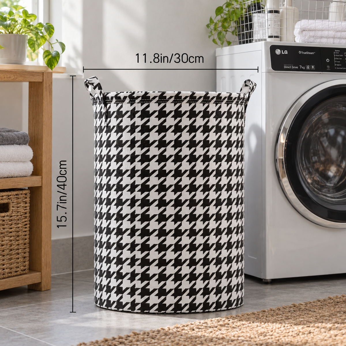 Space-Saving Laundry Basket
