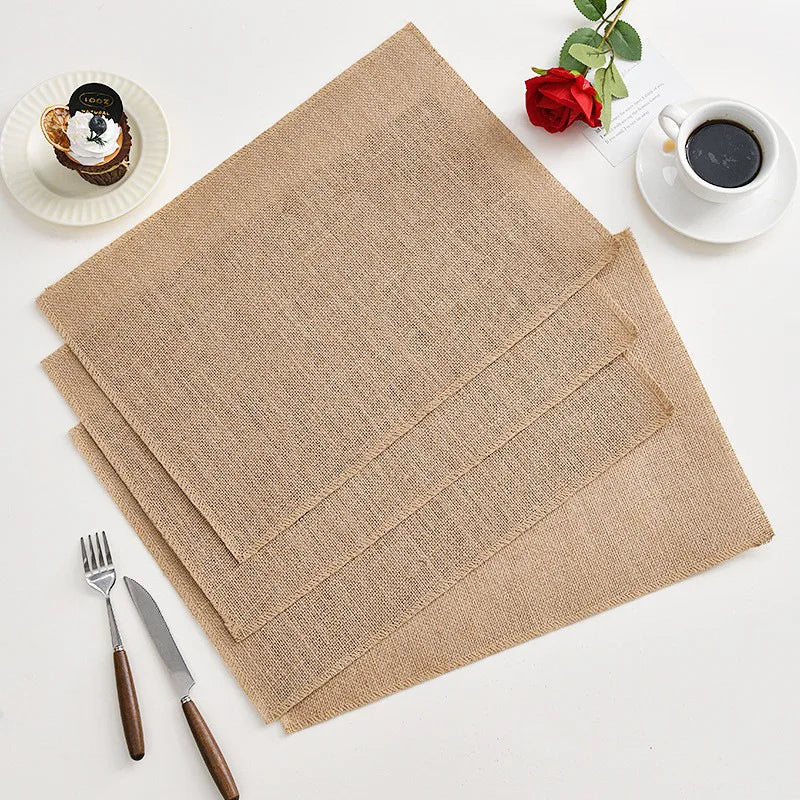 Braided Jute Placemats Set