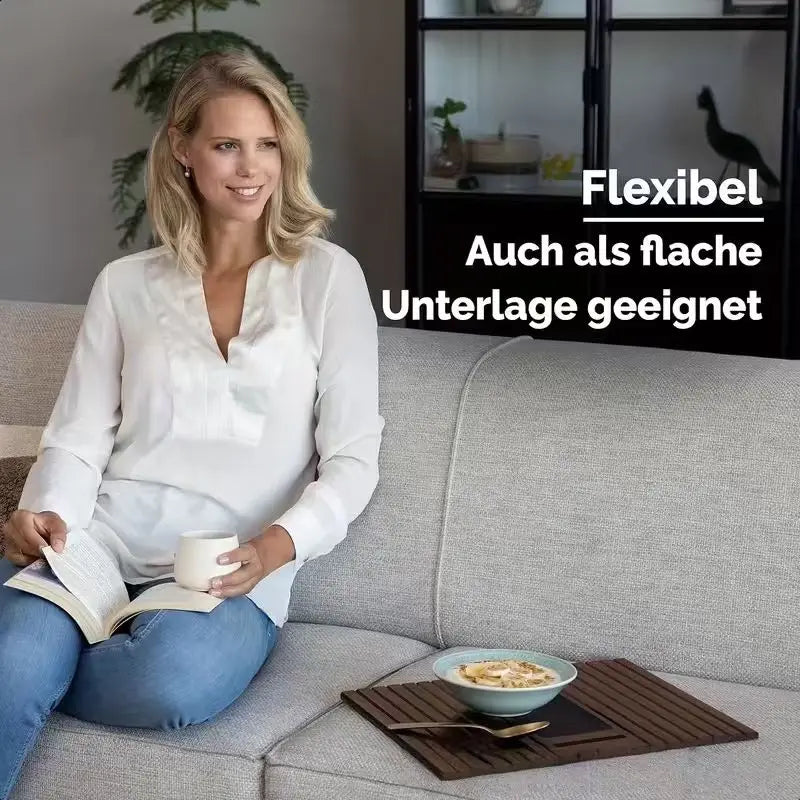 Foldable Sofa Armrest Tray & Cup Holder Tray