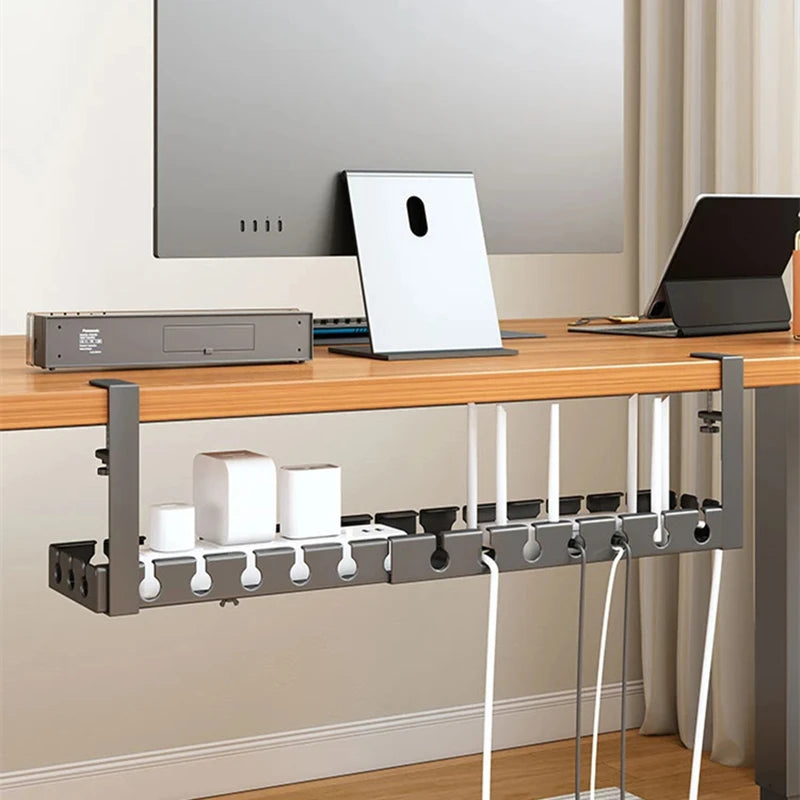 Retractable Under-Desk Cable Organizer