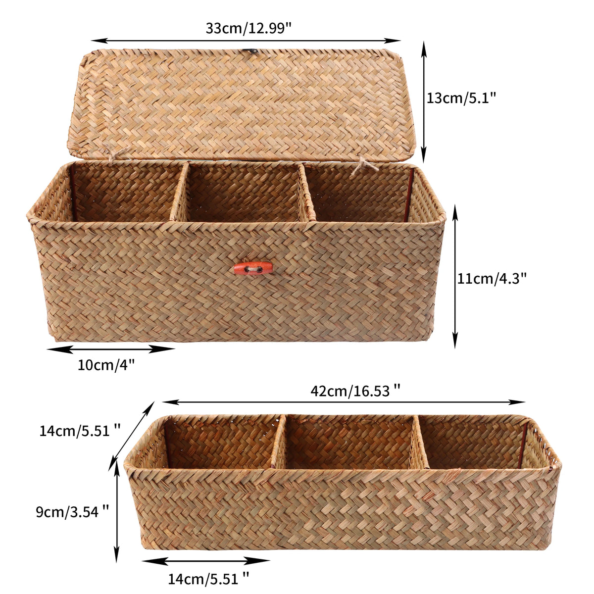 Seagrass Woven Storage Basket