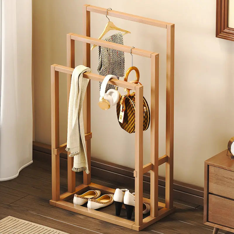 Bamboo Clothes & Towel Drying Rack