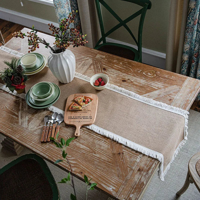 Woven Jute Table Runner
