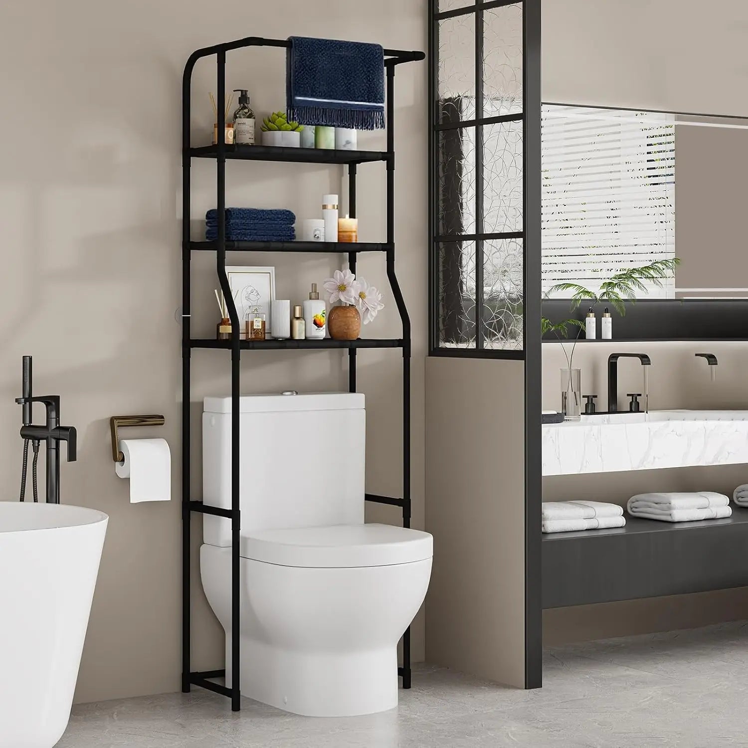 3-Tier Bathroom Space-Saving Rack