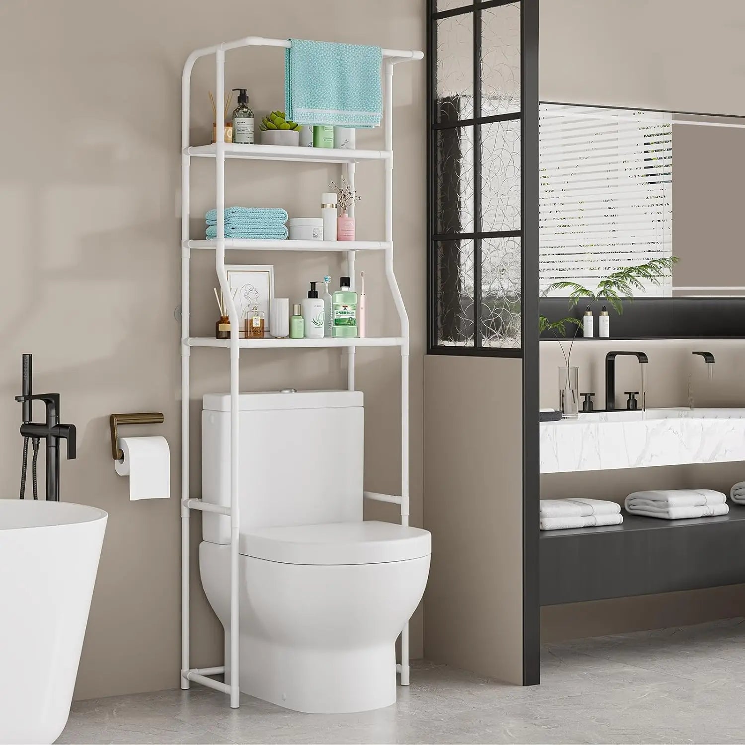 3-Tier Bathroom Space-Saving Rack