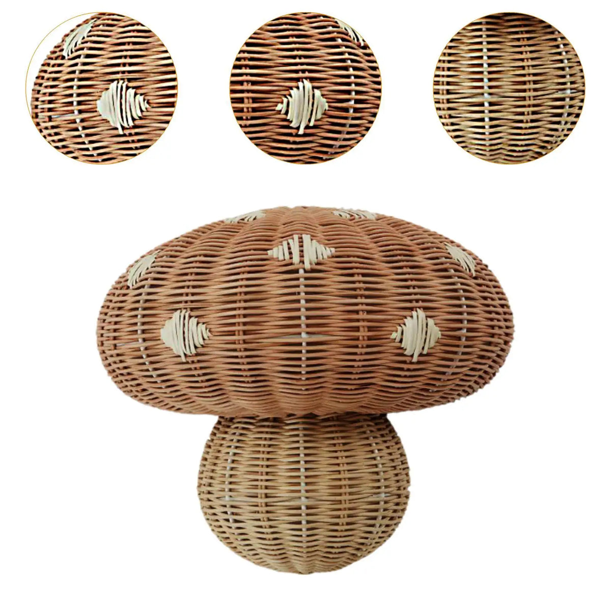 Rustic Rattan Lamp Shade