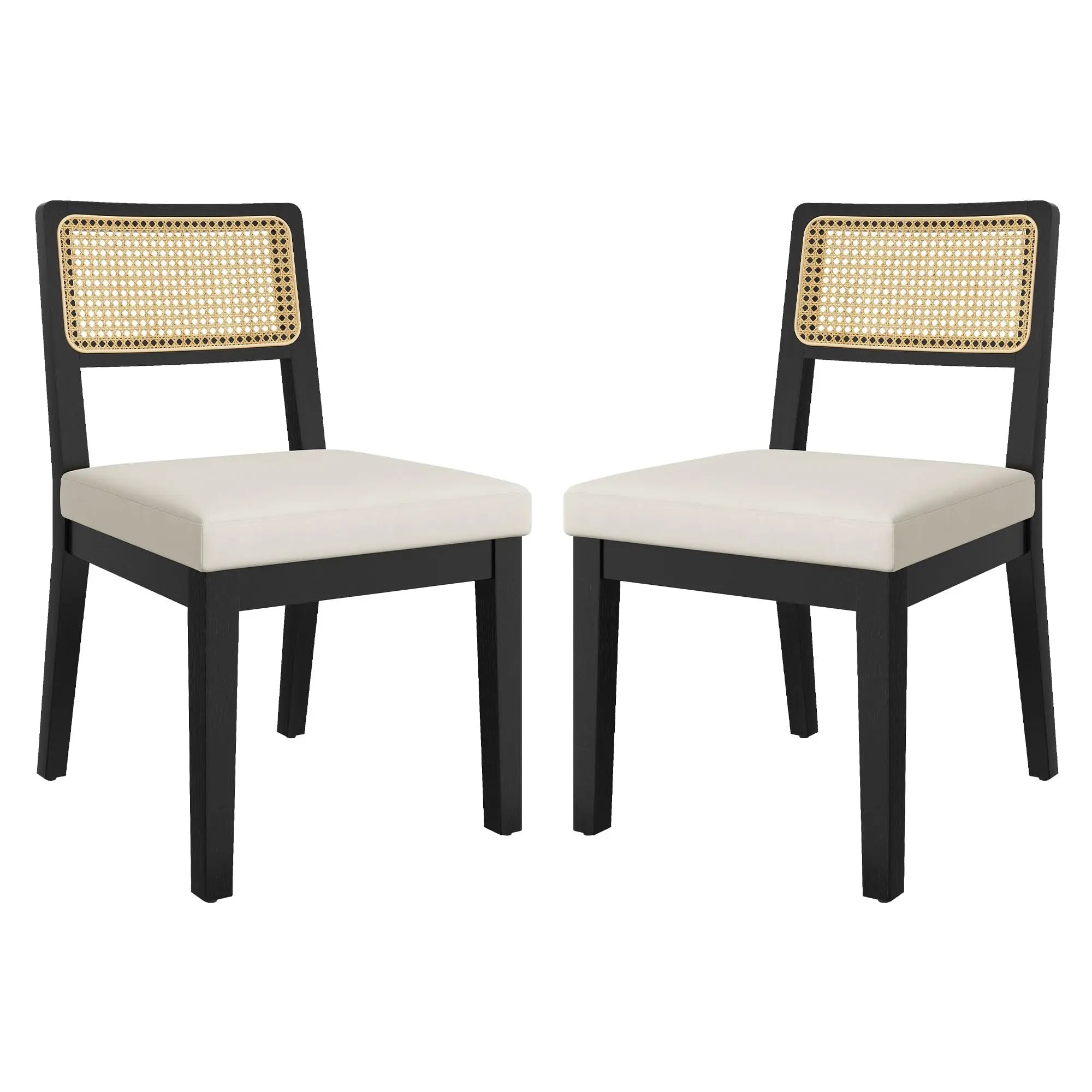 French Country Rattan Chairs