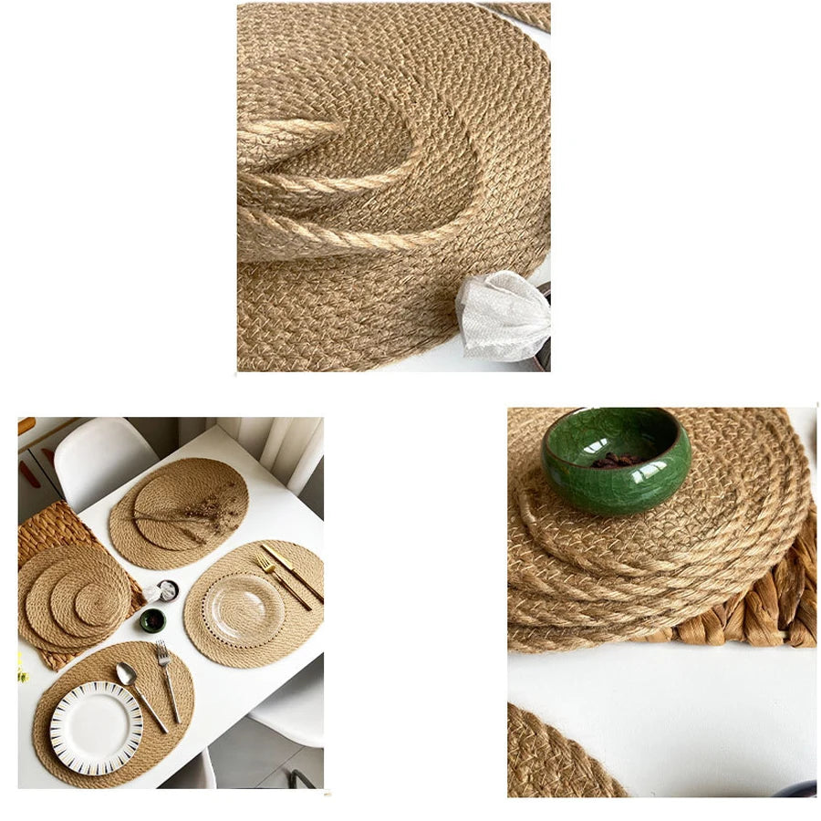 Woven Jute Trivet Mat