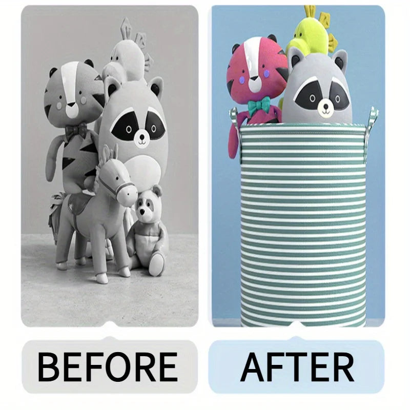 Space-Saving Laundry Basket