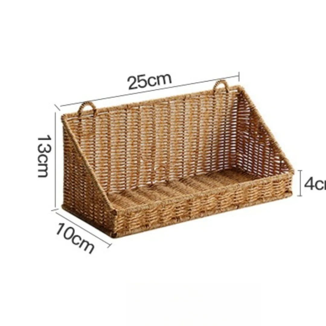 Woven Wall-Mounted Storage Basket