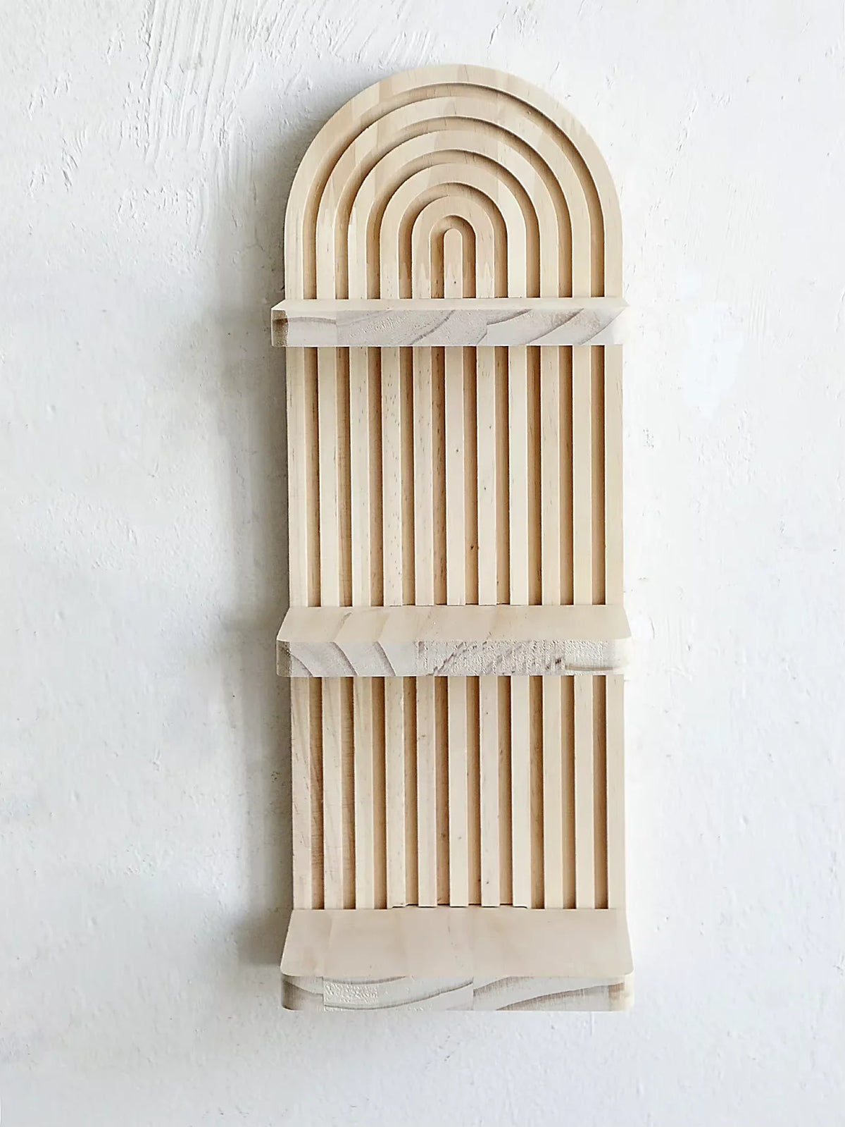 3-Tier Arch Wood Shelf