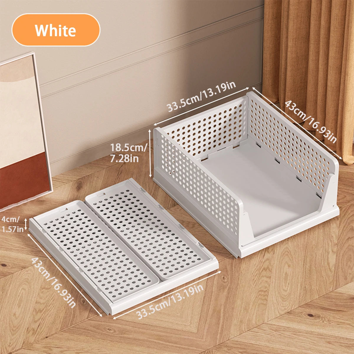 Foldable Wardrobe Storage Basket