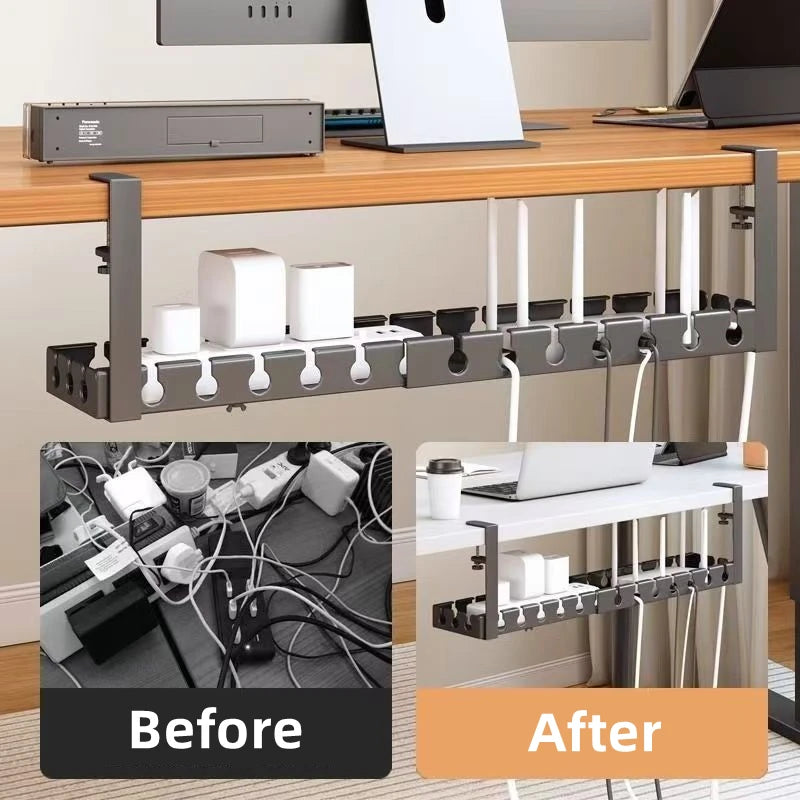 Retractable Under-Desk Cable Organizer