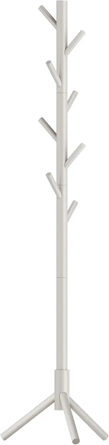 Wooden Freestanding Entryway Coat Rack