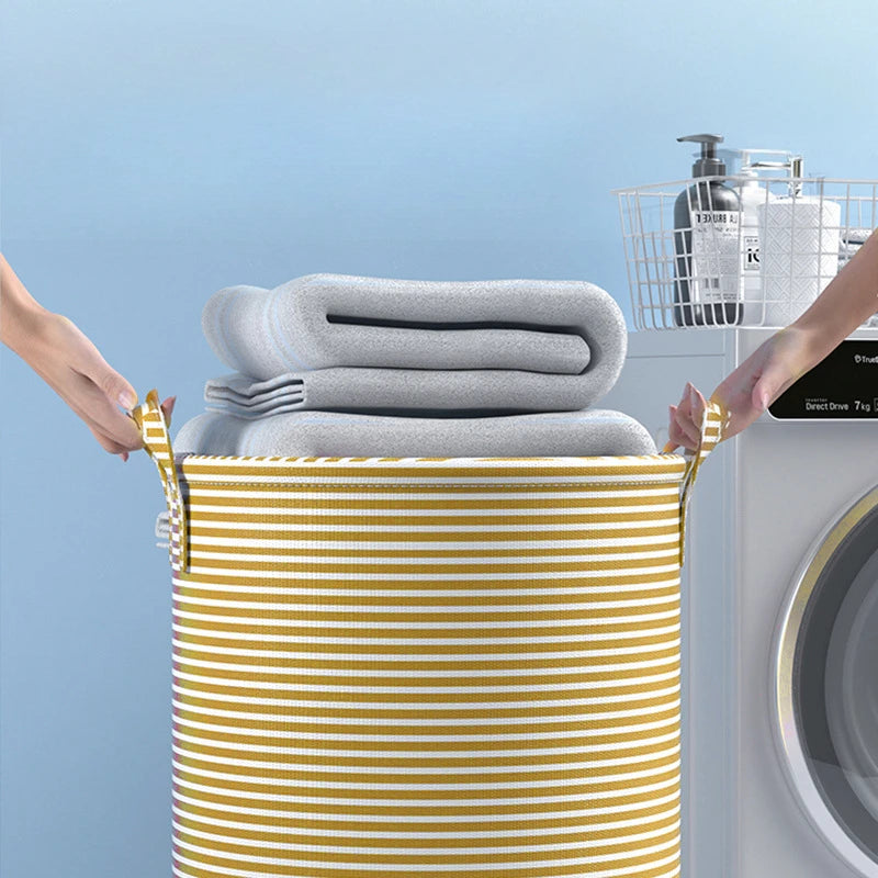 Space-Saving Laundry Basket