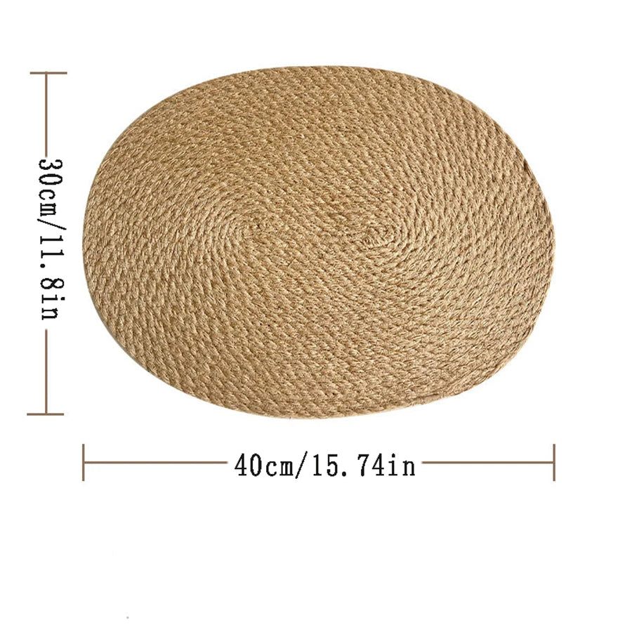 Woven Jute Trivet Mat