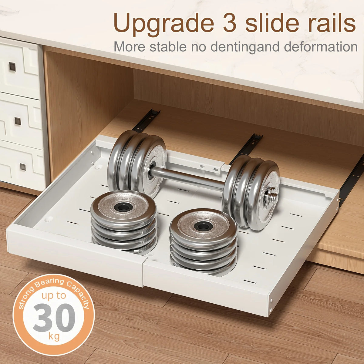 Sliding Kitchen Cabinet Organizer