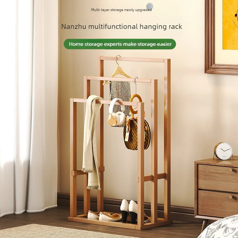 Bamboo Clothes & Towel Drying Rack