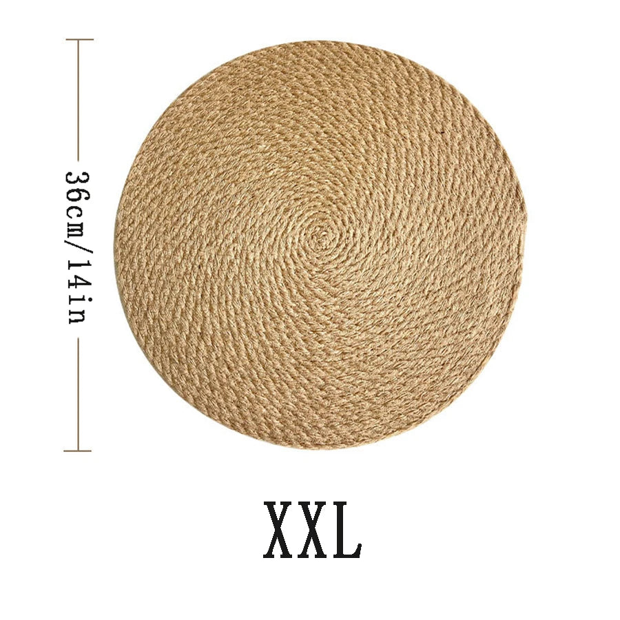 Woven Jute Trivet Mat