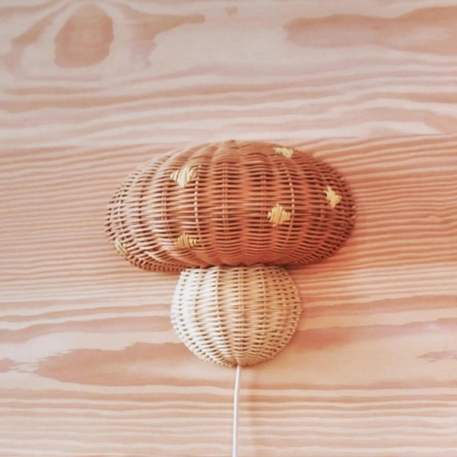 Rustic Rattan Lamp Shade