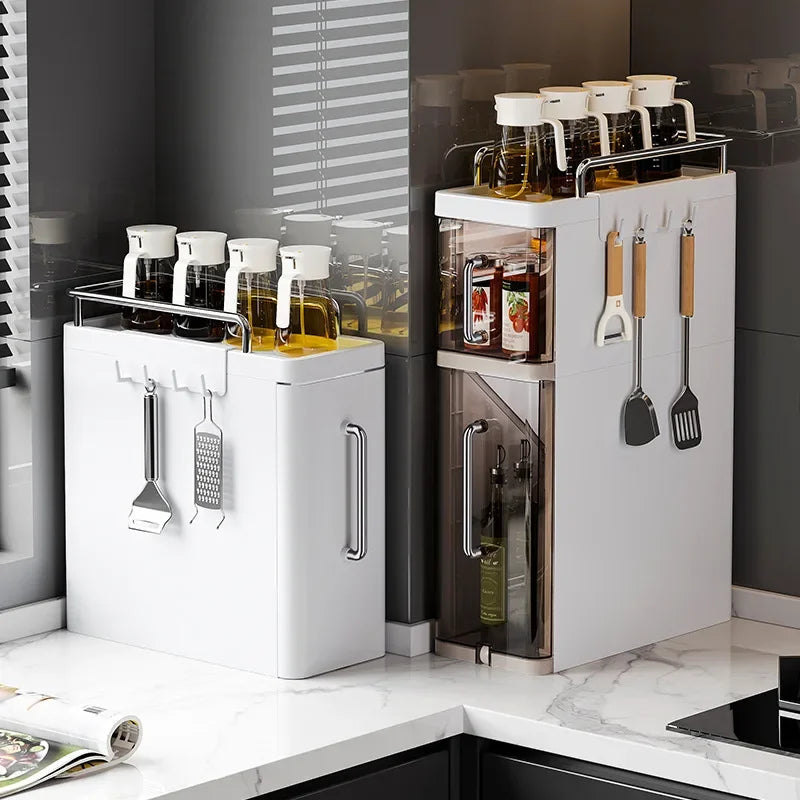 Multi-Tier Pull-Out Kitchen Organizer