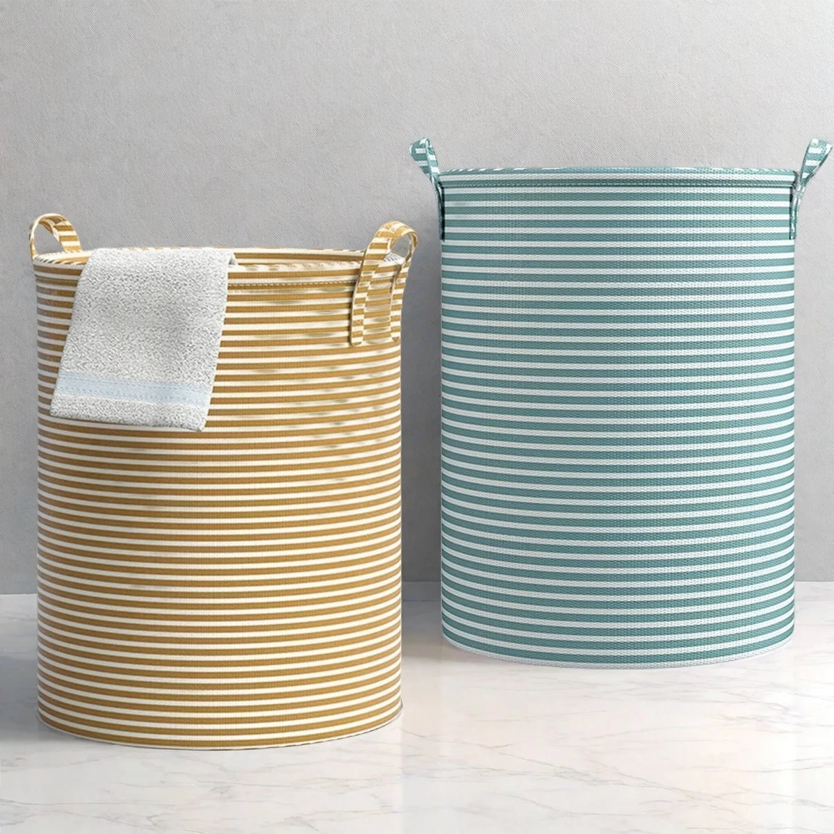 Space-Saving Laundry Basket