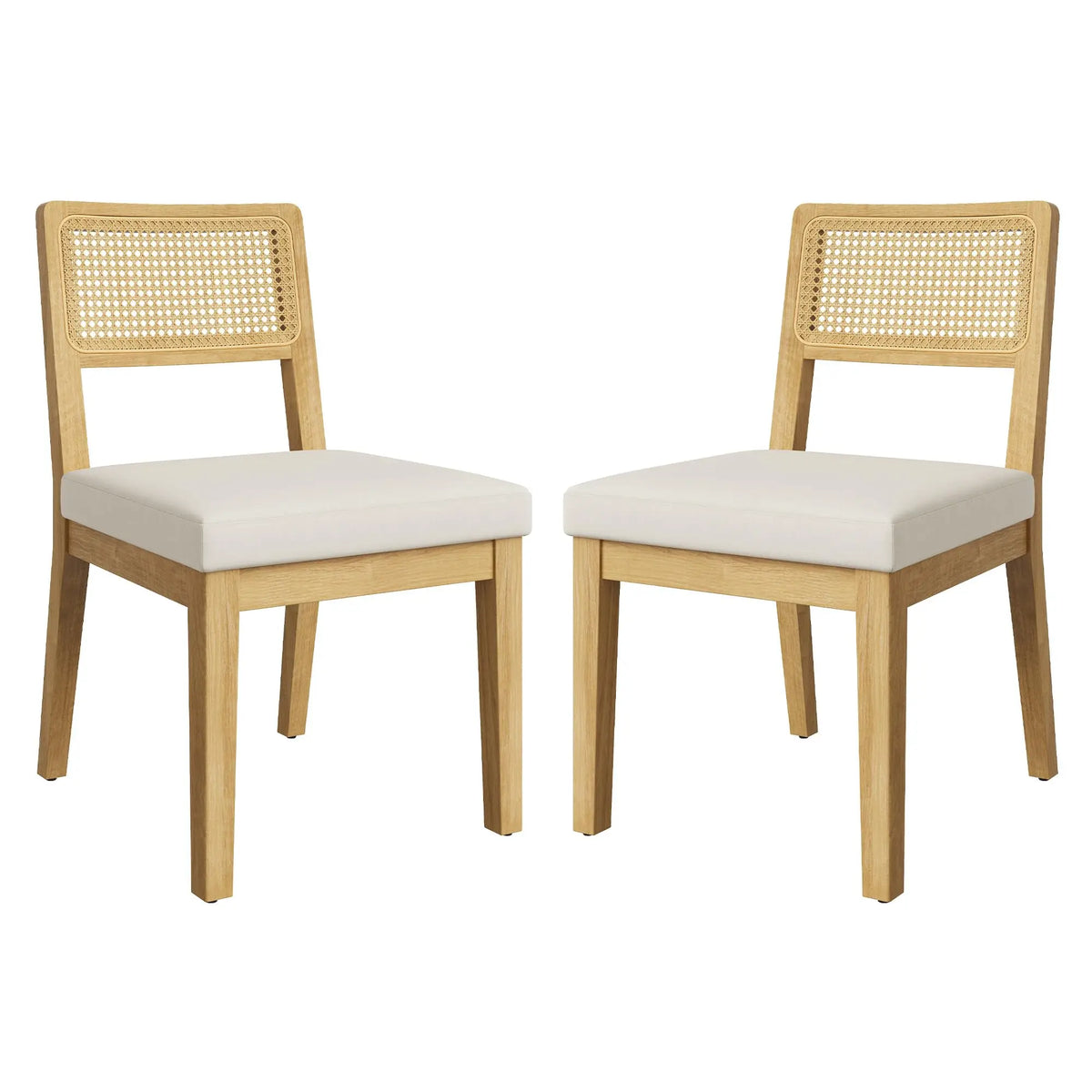 French Country Rattan Chairs