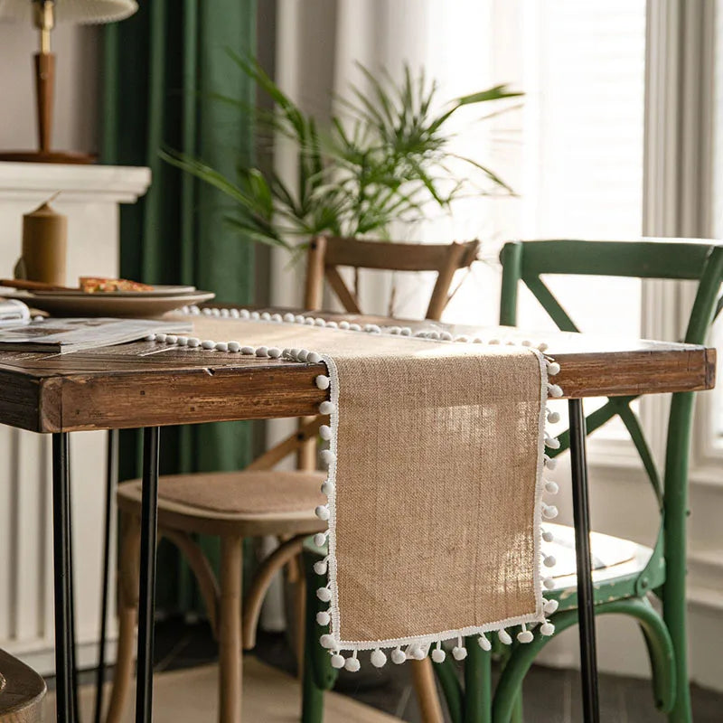 Woven Jute Table Runner