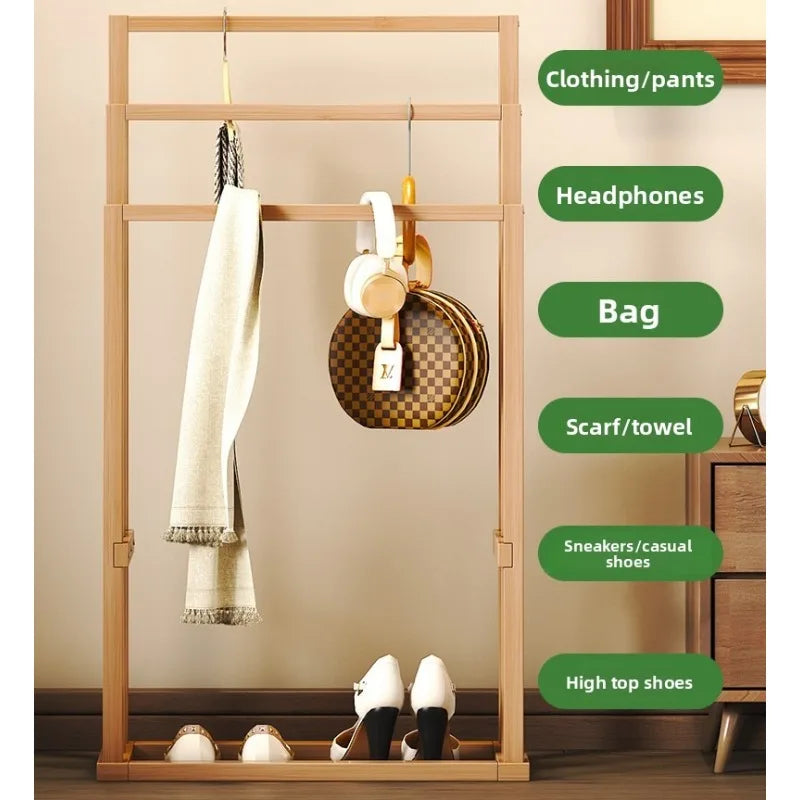 Bamboo Clothes & Towel Drying Rack